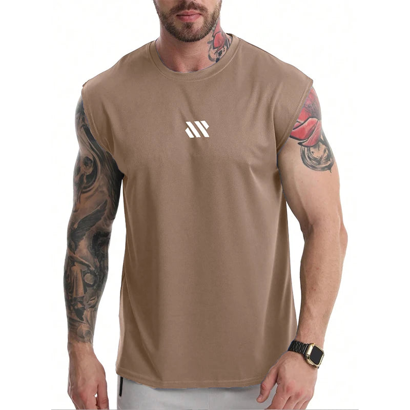 Men's Quick-Dry Sleeveless Training Shirt