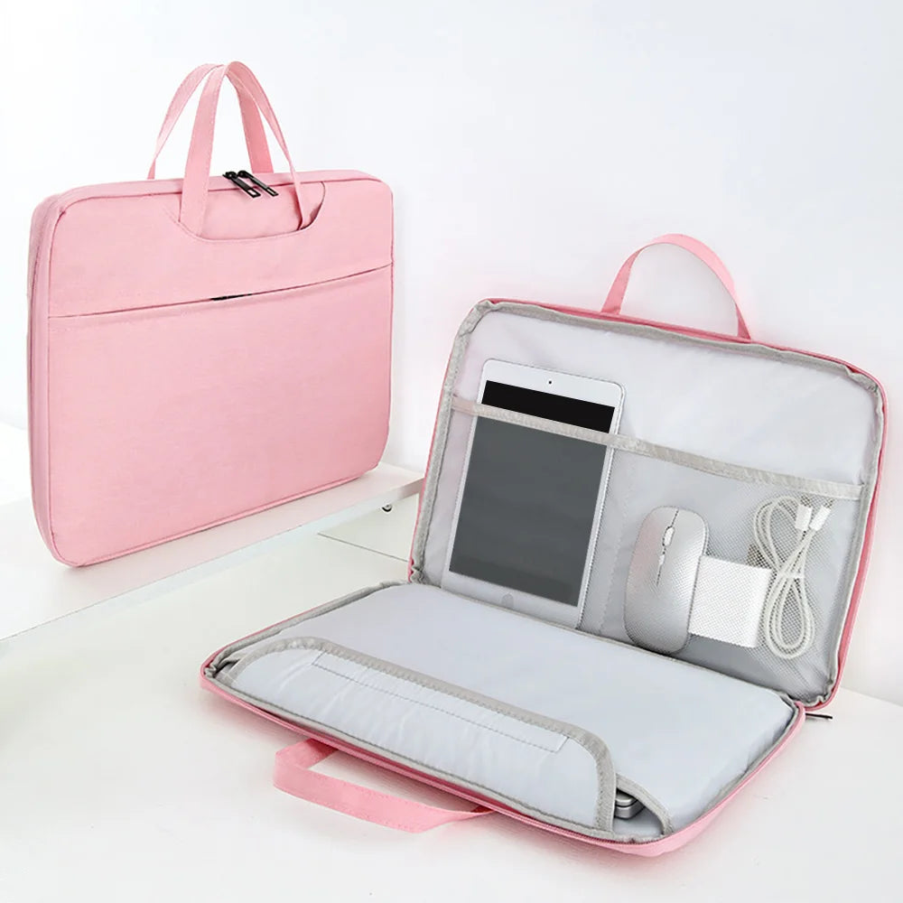 Shockproof Ultra-Thin Laptop Sleeve Handbag for MacBook Xiaomi Huawei ASUS 11-16" Notebook Business Briefcase
