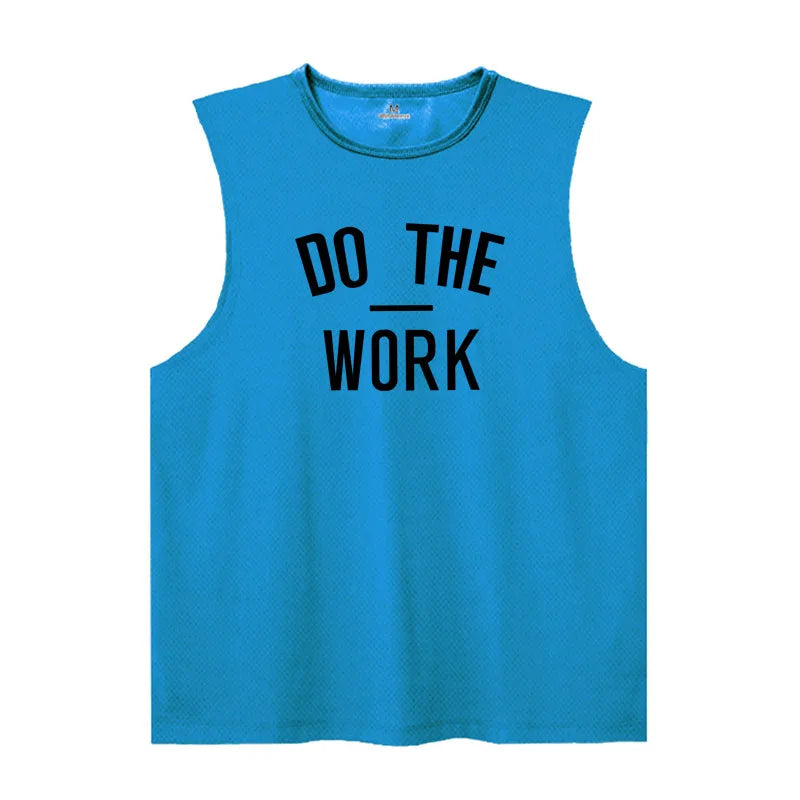 Men's "Do The Work" Mesh Gym Tank