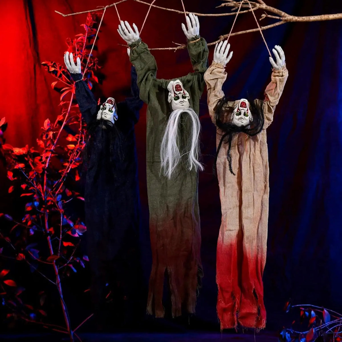 Hanging Ghost & Skeleton Decor