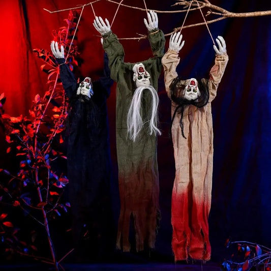 Hanging Ghost & Skeleton Decor