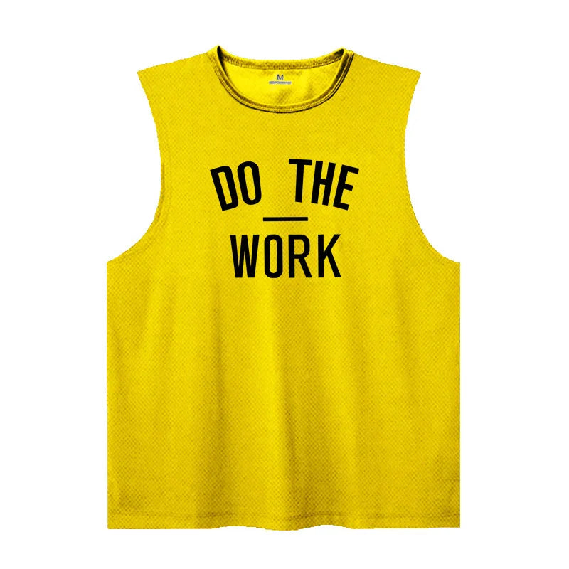 Men's "Do The Work" Mesh Gym Tank
