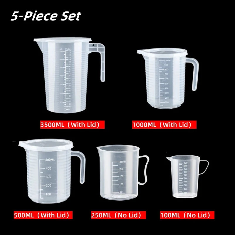 Thick Plastic Measuring Cup with Scale