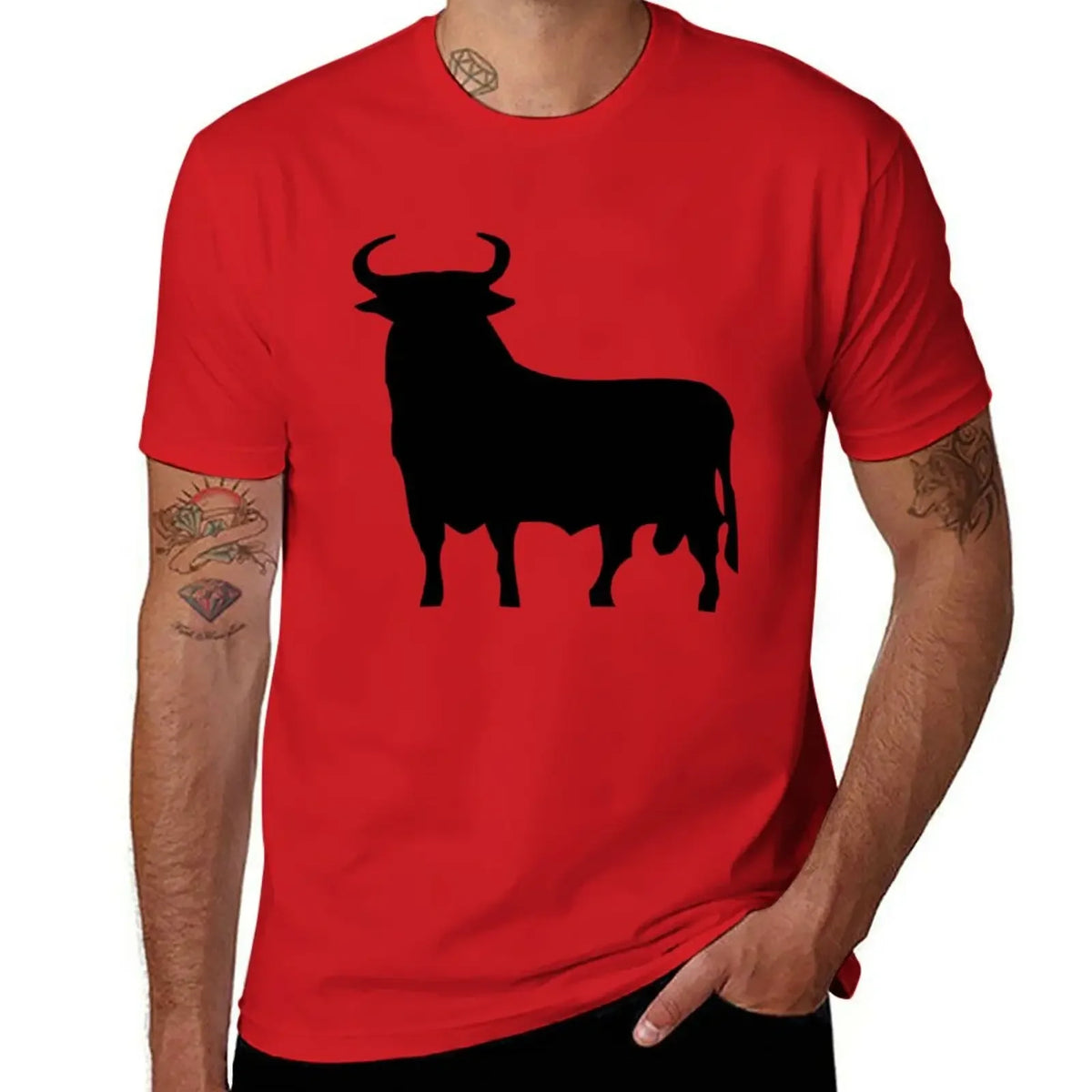Men's Spanish Bull Graphic T-Shirt