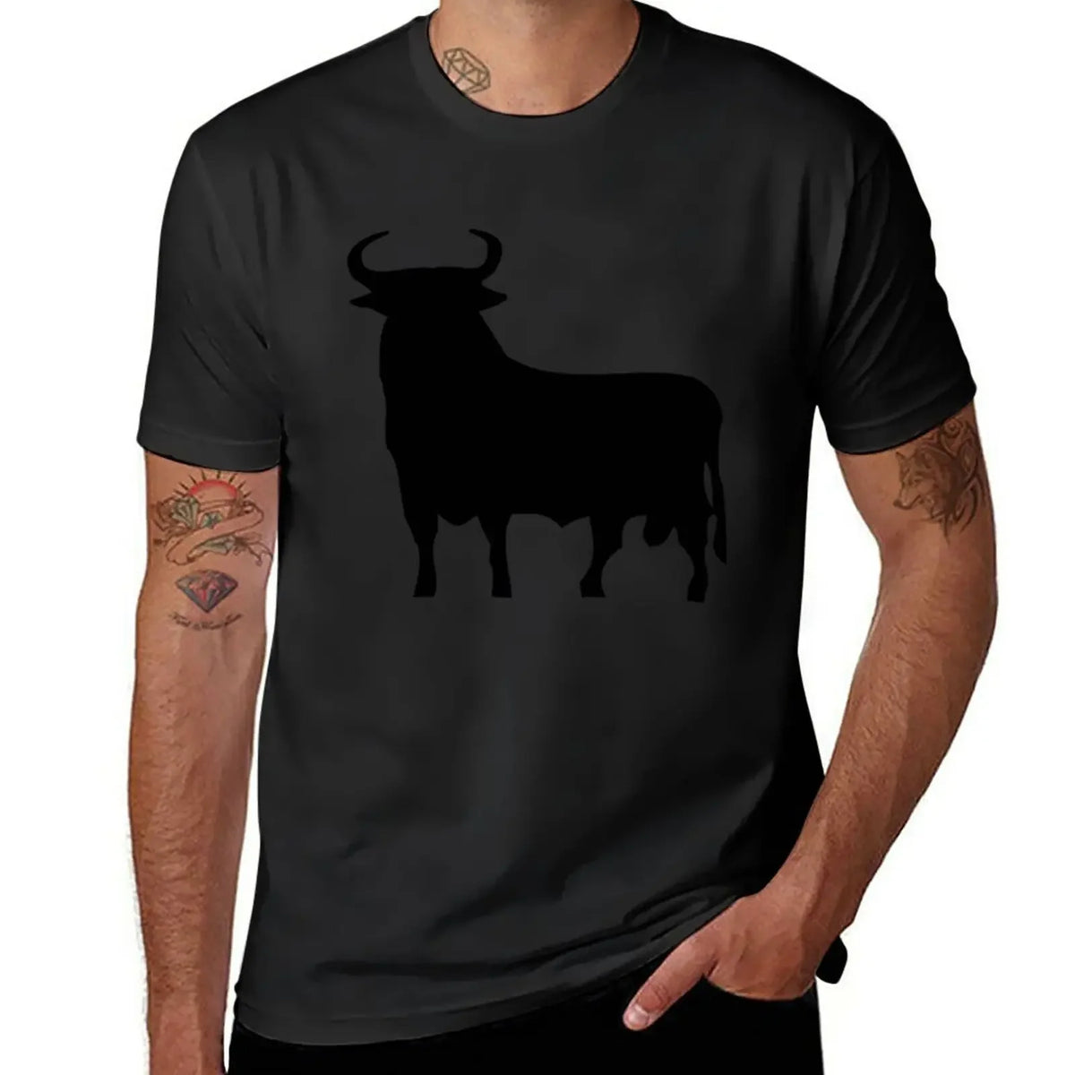 Men's Spanish Bull Graphic T-Shirt
