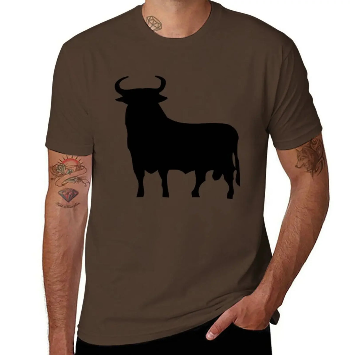 Men's Spanish Bull Graphic T-Shirt