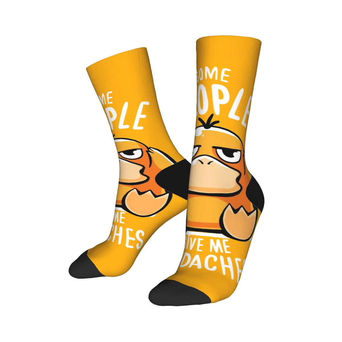 P-Pokemons Snorlax Socks Men Women Polyester Funny Happy  Socks Novelty Spring Summer Autumn Winter Middle Tube Stockings Gift