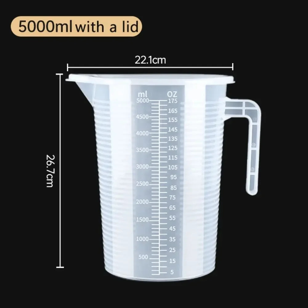 Thick Plastic Measuring Cup with Scale