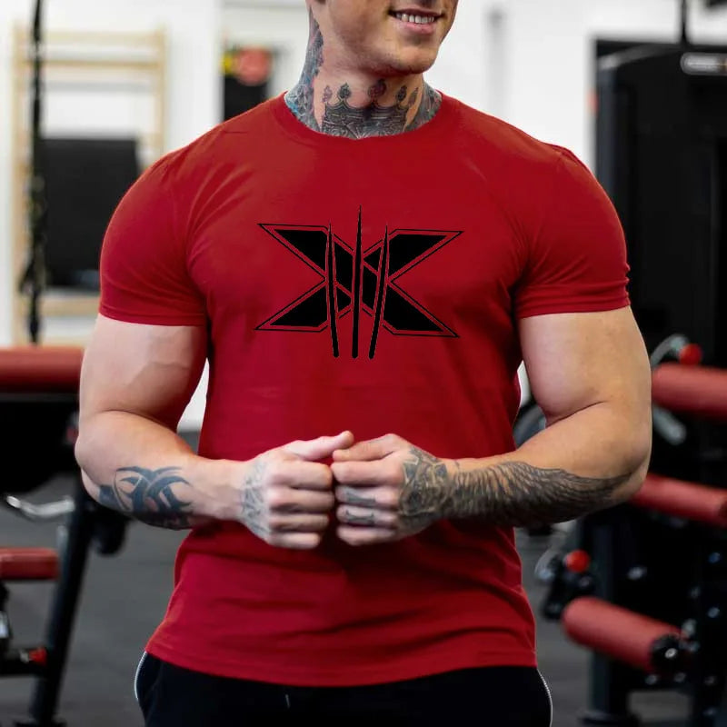 Men's Slim-Fit Cotton Training T-Shirt