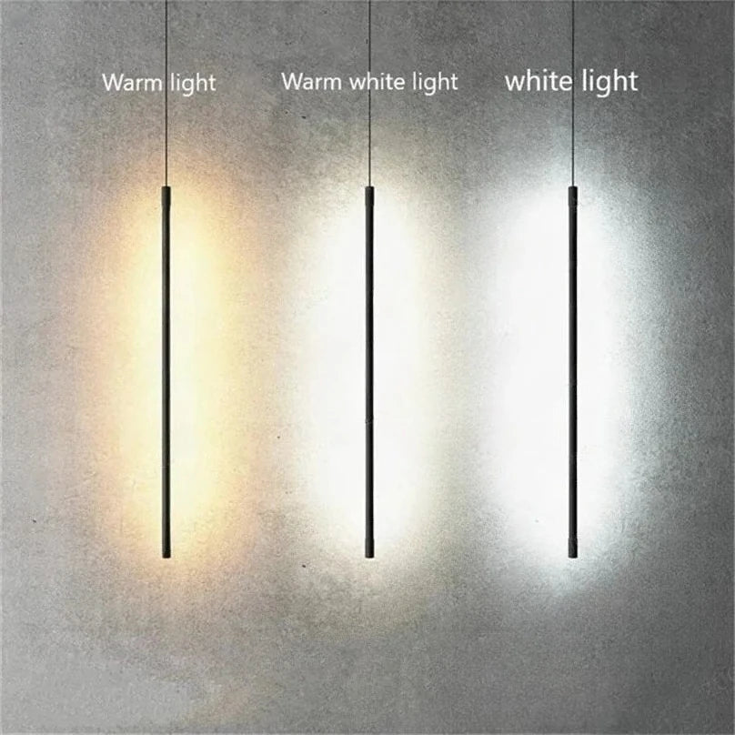 Modern LED Pendant Light – Adjustable Hanging Lamp for Bedroom, Living Room & Hotel, Warm or Cool White
