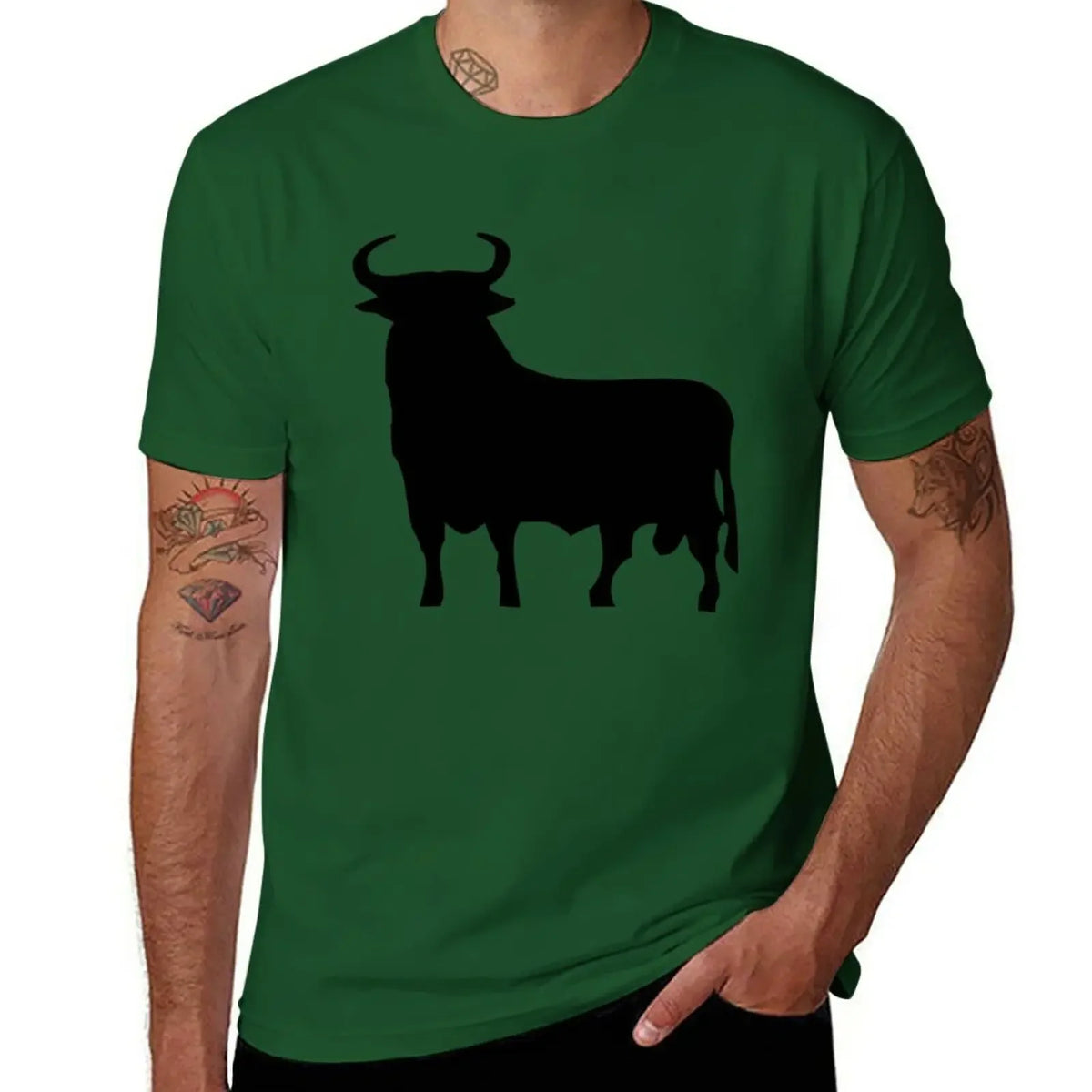 Men's Spanish Bull Graphic T-Shirt