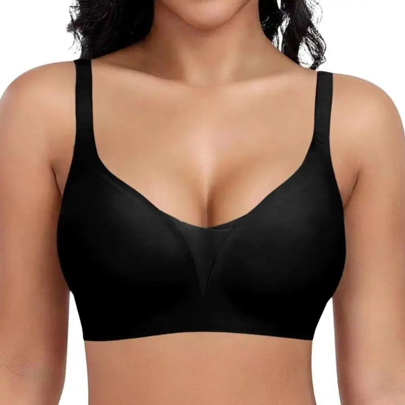 Wireless Push Up Bras for Women Full Coverage Seamless Bra Supportive Everyday Comfortable Bralette 6XDA