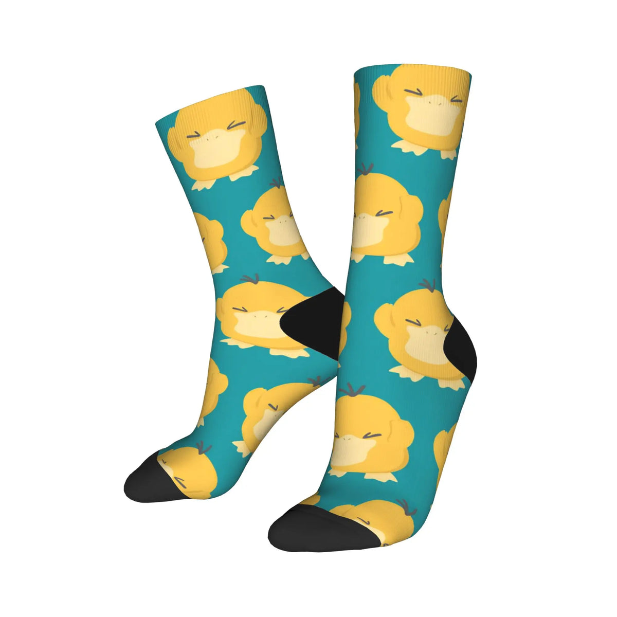 P-Pokemons Snorlax Socks Men Women Polyester Funny Happy  Socks Novelty Spring Summer Autumn Winter Middle Tube Stockings Gift