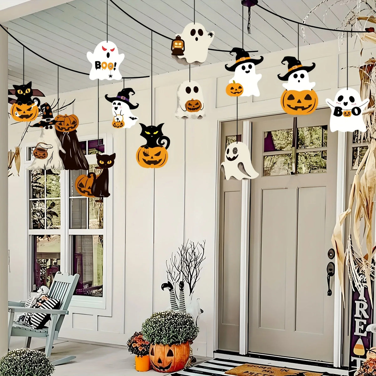 Halloween Hanging Ornaments Set