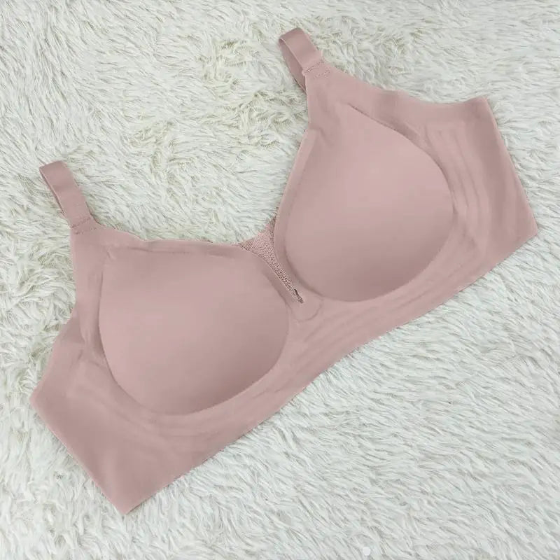 Wireless Push Up Bras for Women Full Coverage Seamless Bra Supportive Everyday Comfortable Bralette 6XDA