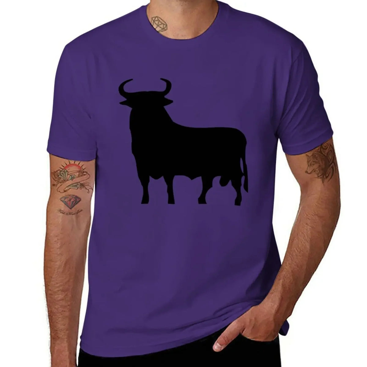 Men's Spanish Bull Graphic T-Shirt