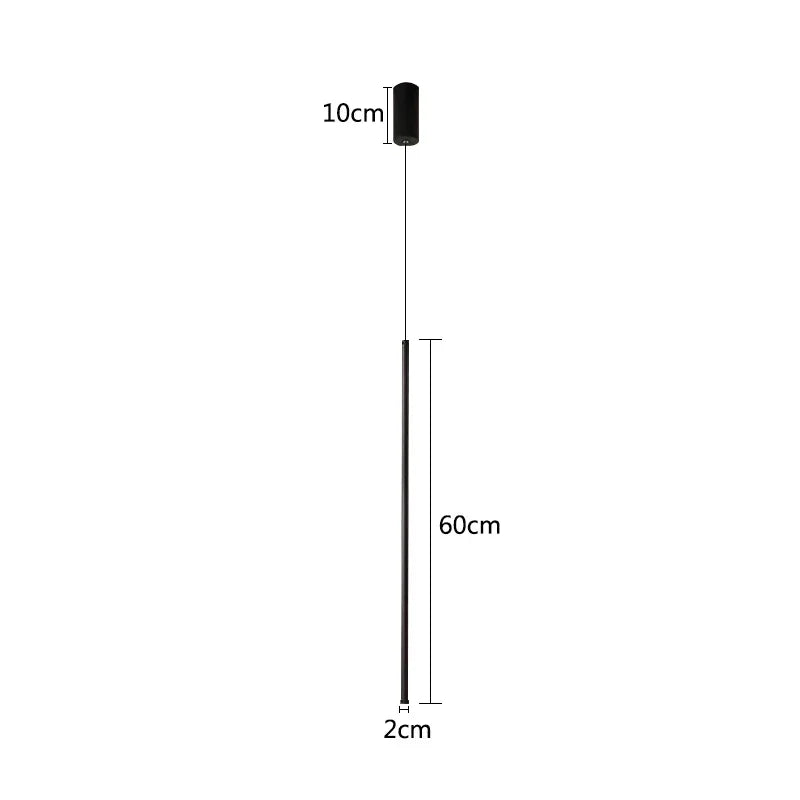Modern LED Pendant Light – Adjustable Hanging Lamp for Bedroom, Living Room & Hotel, Warm or Cool White