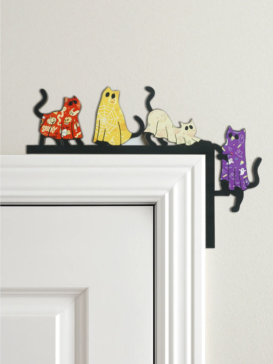 Halloween Cat Door Topper