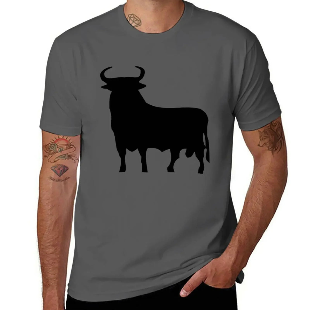 Men's Spanish Bull Graphic T-Shirt