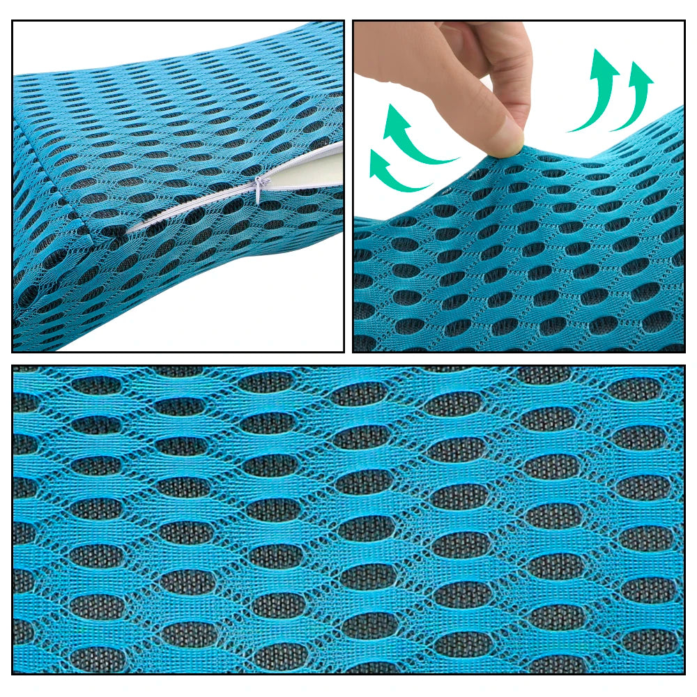 Low Back Cushion Interior Accessories Bed Sleeping Pillow Car Seat Waist Pillow Lumbar Support Pillow Memory Foam Car Cushion