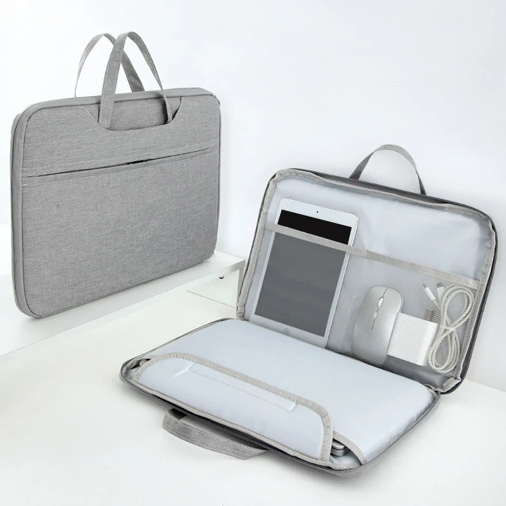 Shockproof Ultra-Thin Laptop Sleeve Handbag for MacBook Xiaomi Huawei ASUS 11-16" Notebook Business Briefcase