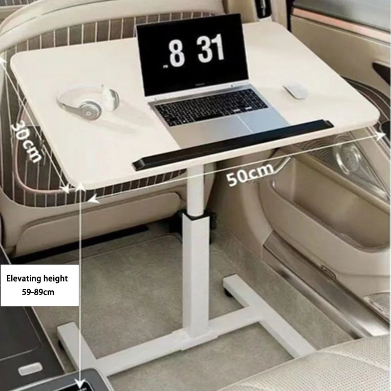 Car Mounted Small Table with Foldable Dining Table Front and Rear Multifunctional Table for Passenger Seat Car Office Desk