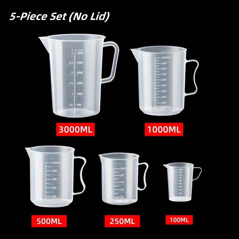 Thick Plastic Measuring Cup with Scale