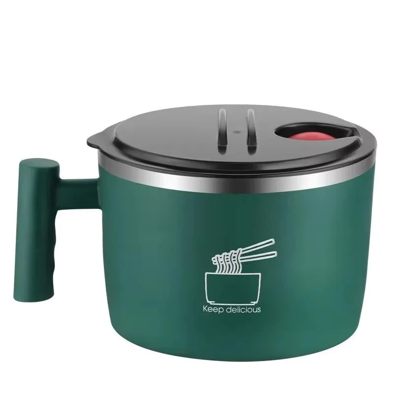 Stainless Steel Noodle Bowl with Lid