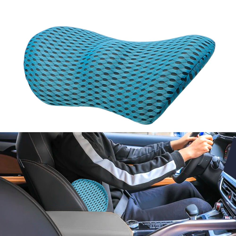 Low Back Cushion Interior Accessories Bed Sleeping Pillow Car Seat Waist Pillow Lumbar Support Pillow Memory Foam Car Cushion