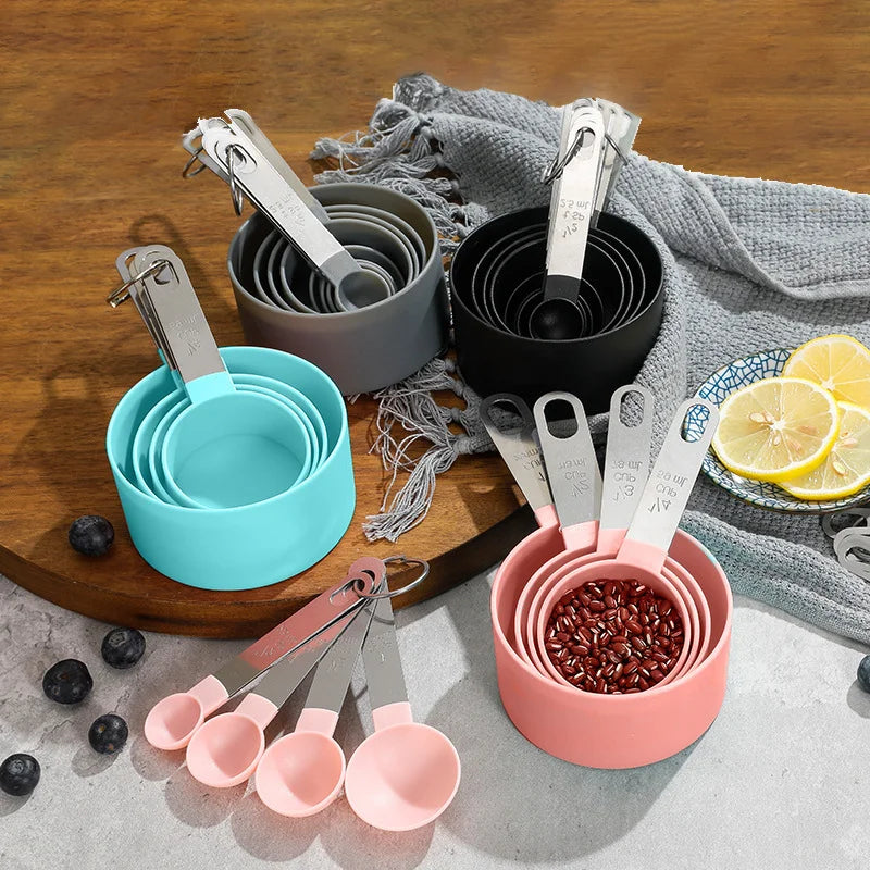 8-Piece Stackable Measuring Cups & Spoons Set