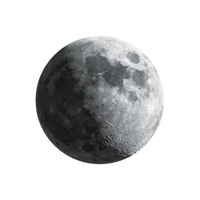 Moon Lamp Wall Art with Tree Silhouette