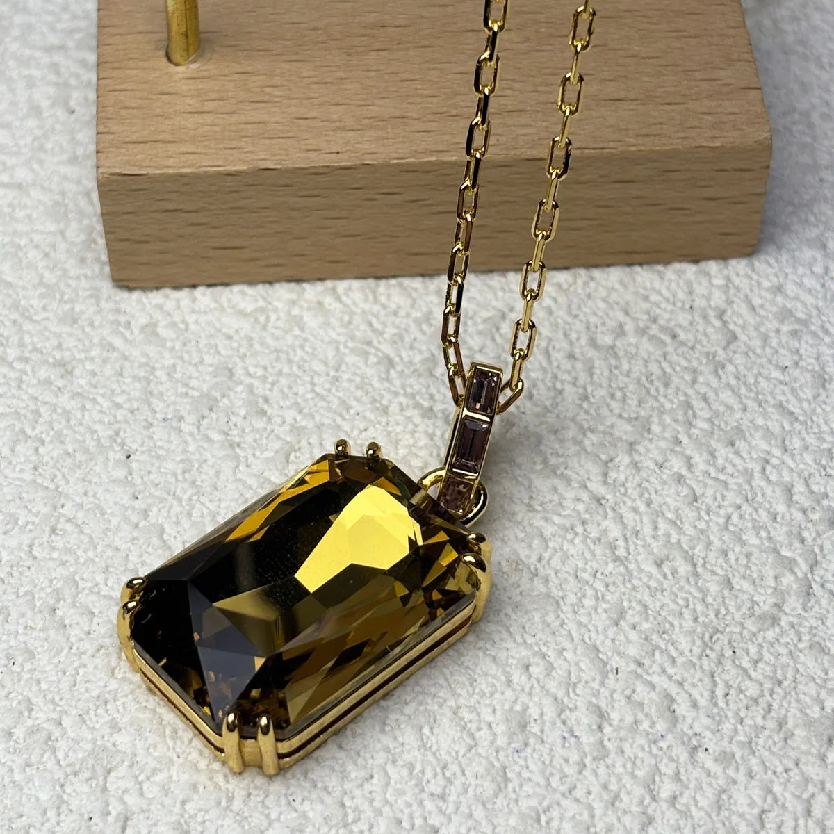 2026 New Fine Jewelry Set for Women Gold Geometric Zircon Crystal Necklace Bracelet Earrings Romantic Gift