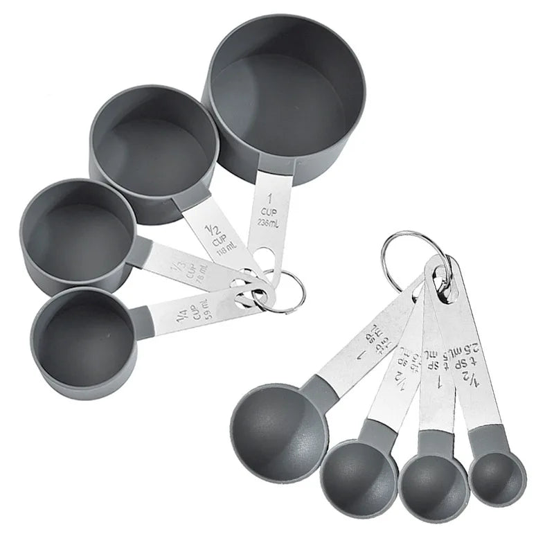 8-Piece Stackable Measuring Cups & Spoons Set