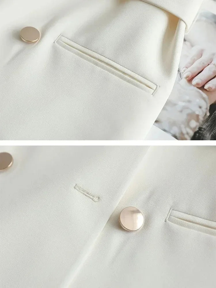Women's Double-Breasted Elegant Blazer