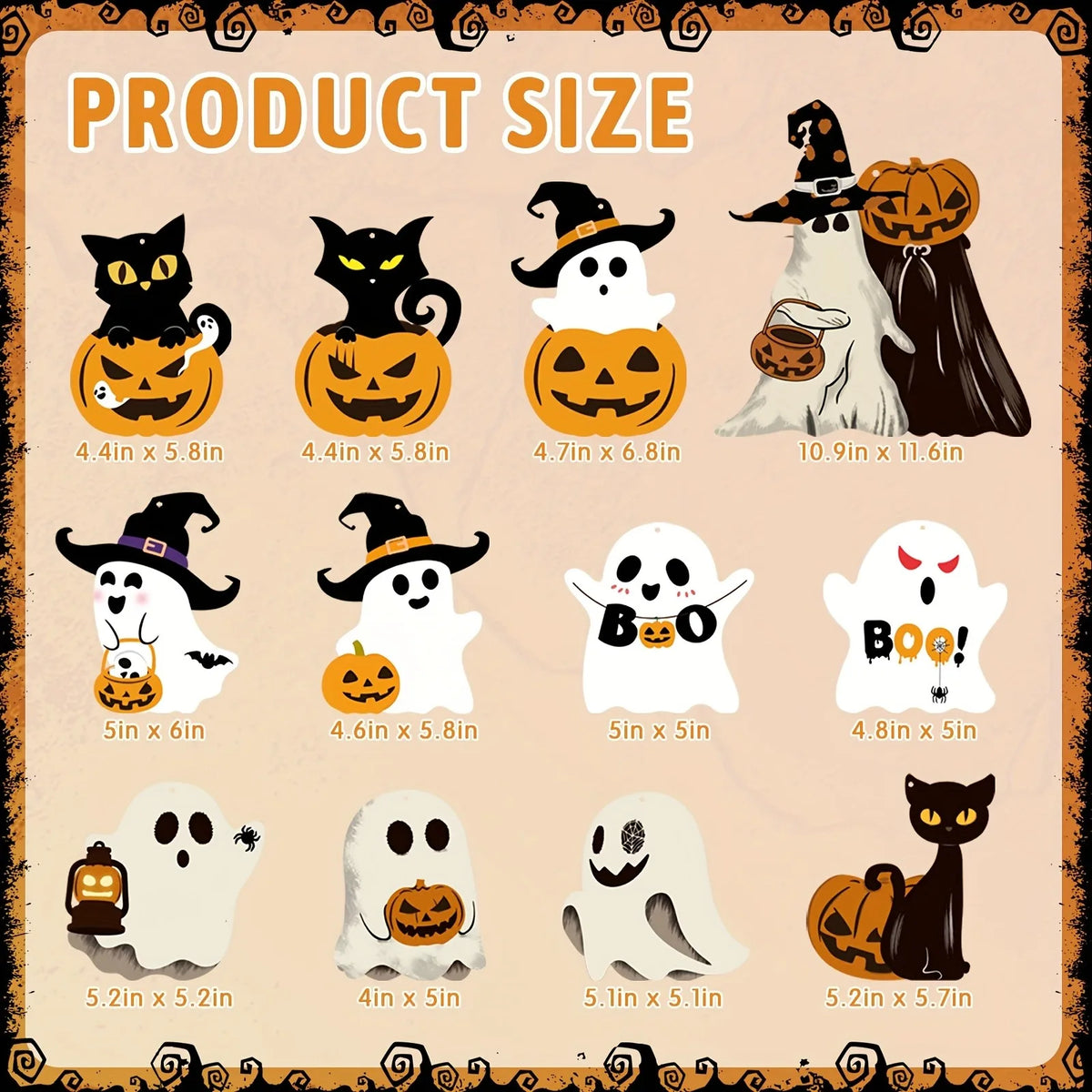 Halloween Hanging Ornaments Set