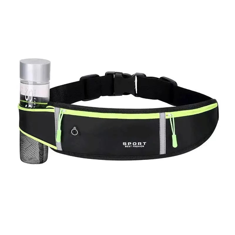 Running Waist Bag Sport Phone Bag Waterproof Reflective Comfortable Adjustable Wear Resistant Belt Bag for Women Men Cycling