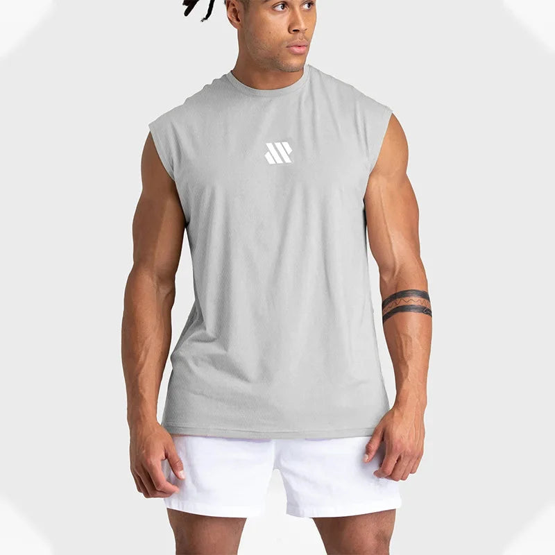 Men's Quick-Dry Sleeveless Training Shirt
