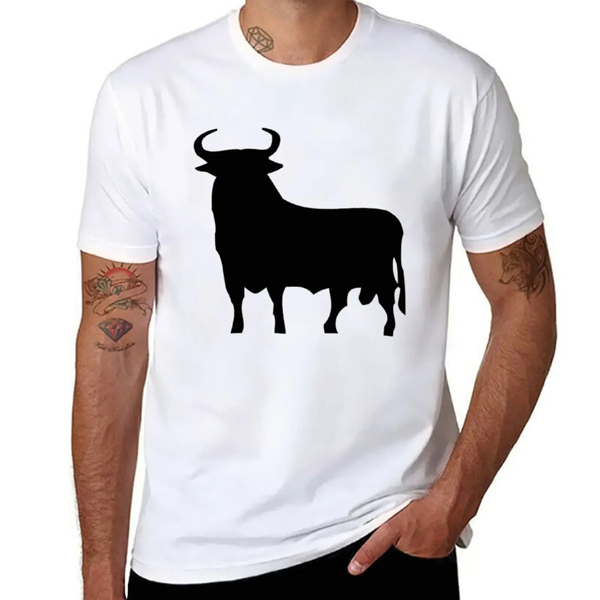 Men's Spanish Bull Graphic T-Shirt