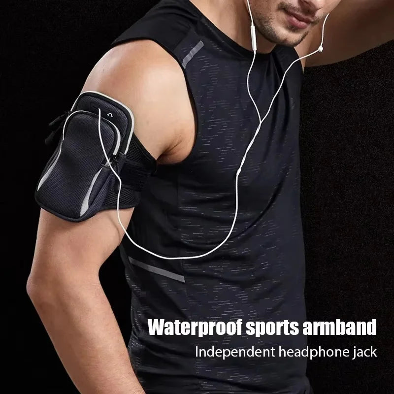 Running Phone Holder Jogging Mobile Phone Bags Universal Waterproof Fitness Sports Armband Accessories For iPhone Huawei Realme