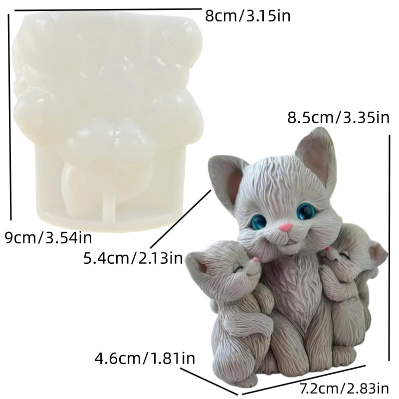 Jesus Horse Cylindrical Scented Candle Silicone Mold Wings Jesus Horse Galloped MoldS Jesus Angel Resin Plaster Mould