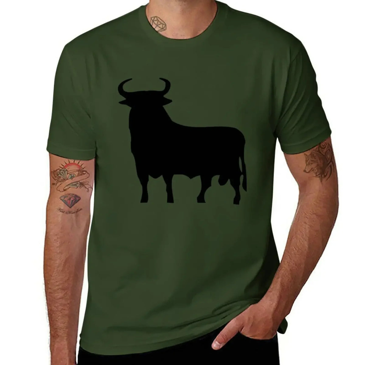 Men's Spanish Bull Graphic T-Shirt