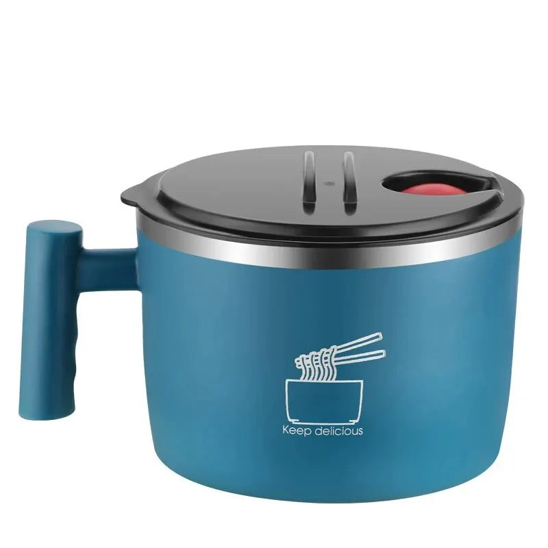 Stainless Steel Noodle Bowl with Lid