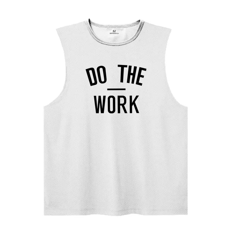 Men's "Do The Work" Mesh Gym Tank