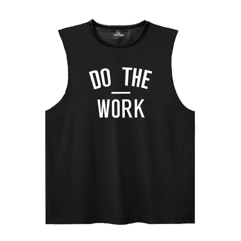 Men's "Do The Work" Mesh Gym Tank