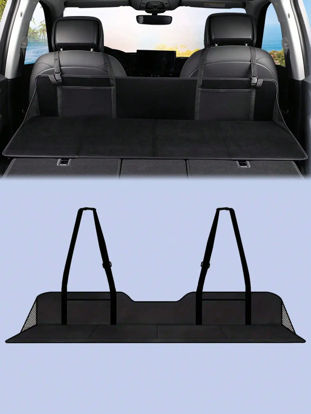 Car Bed Extender – Foldable Sleep Pad for Camping, Road Trips & Overnight Travel