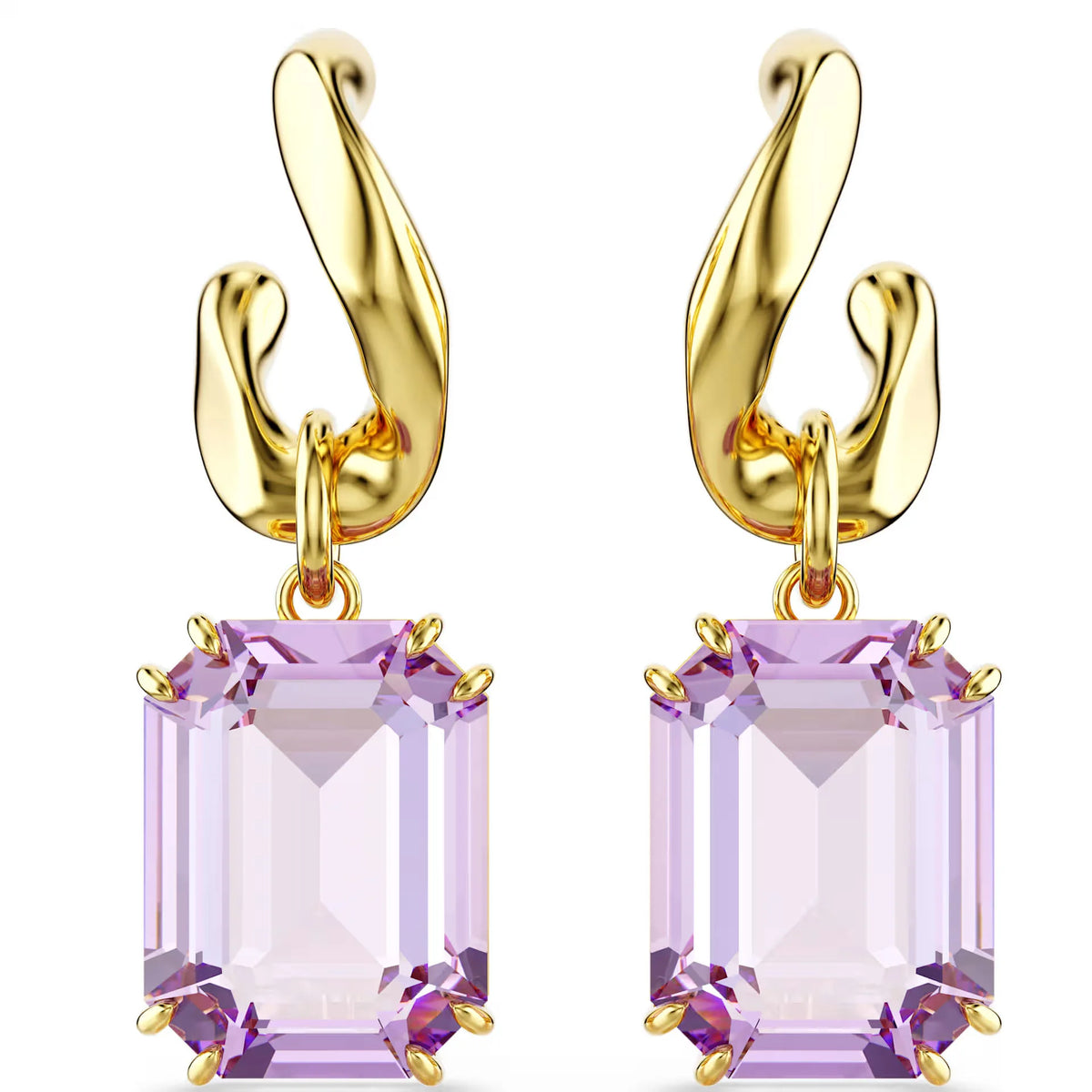 2026 New Fine Jewelry Set for Women Gold Geometric Zircon Crystal Necklace Bracelet Earrings Romantic Gift