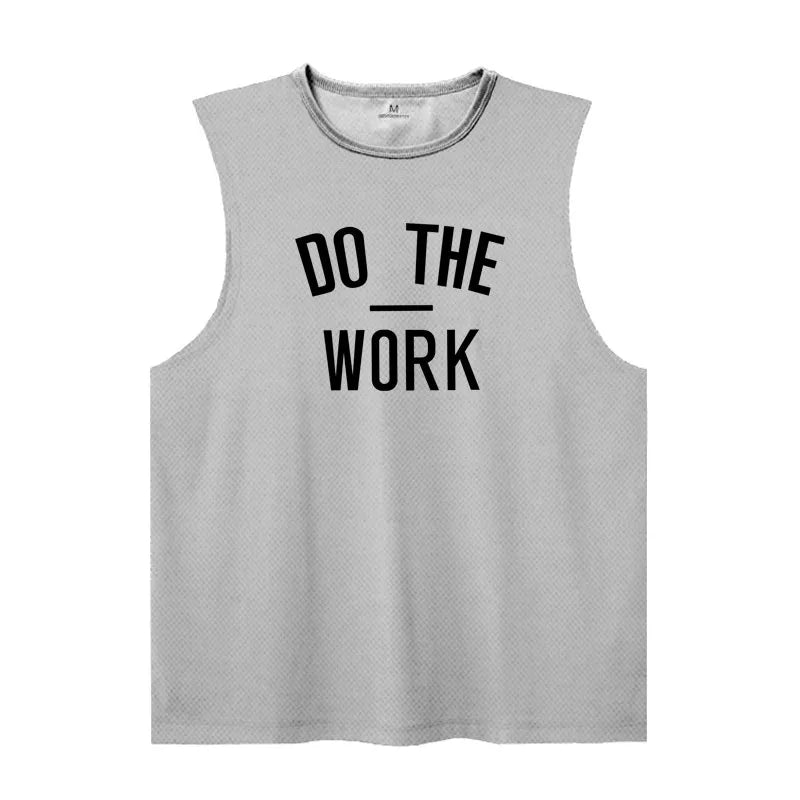 Men's "Do The Work" Mesh Gym Tank