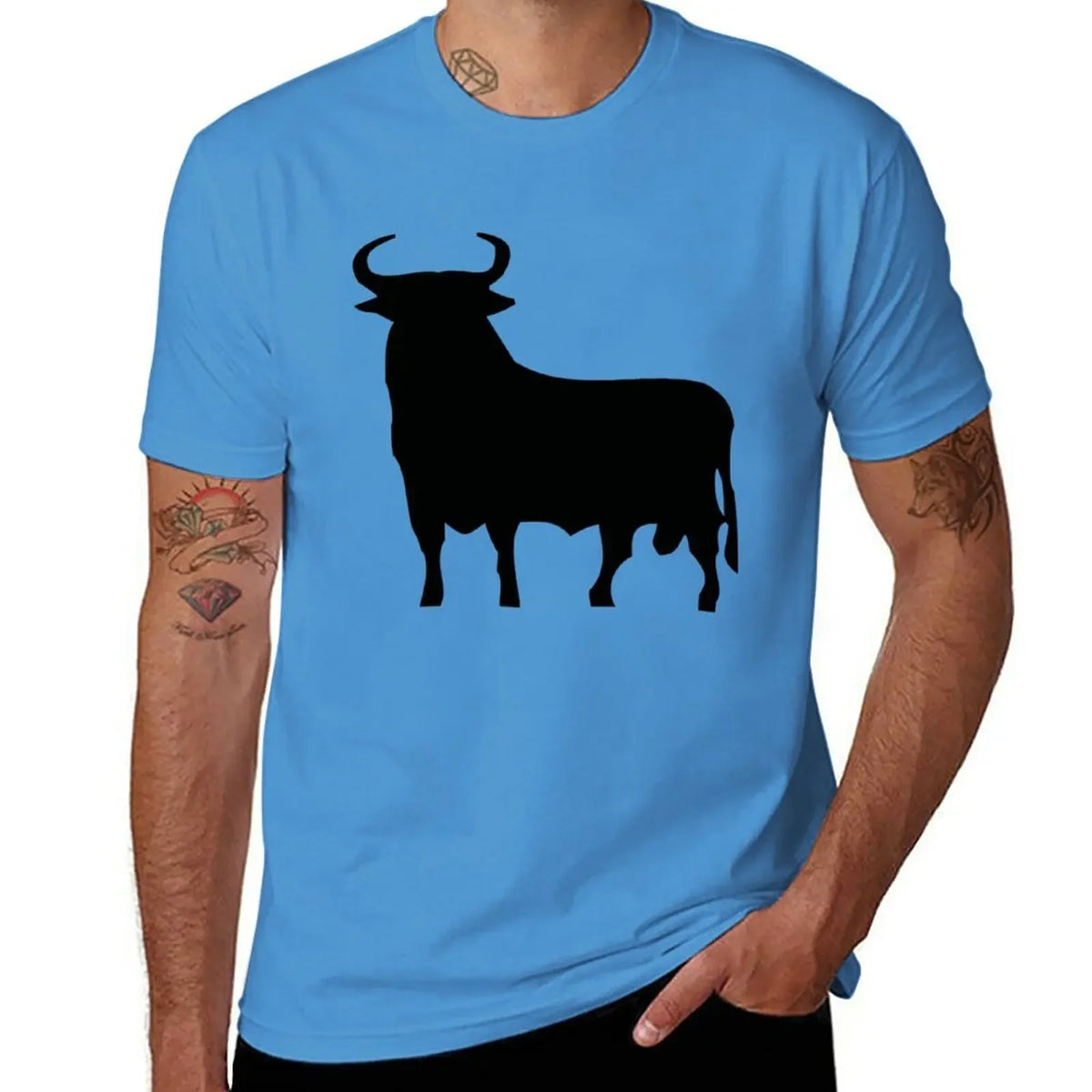 Men's Spanish Bull Graphic T-Shirt