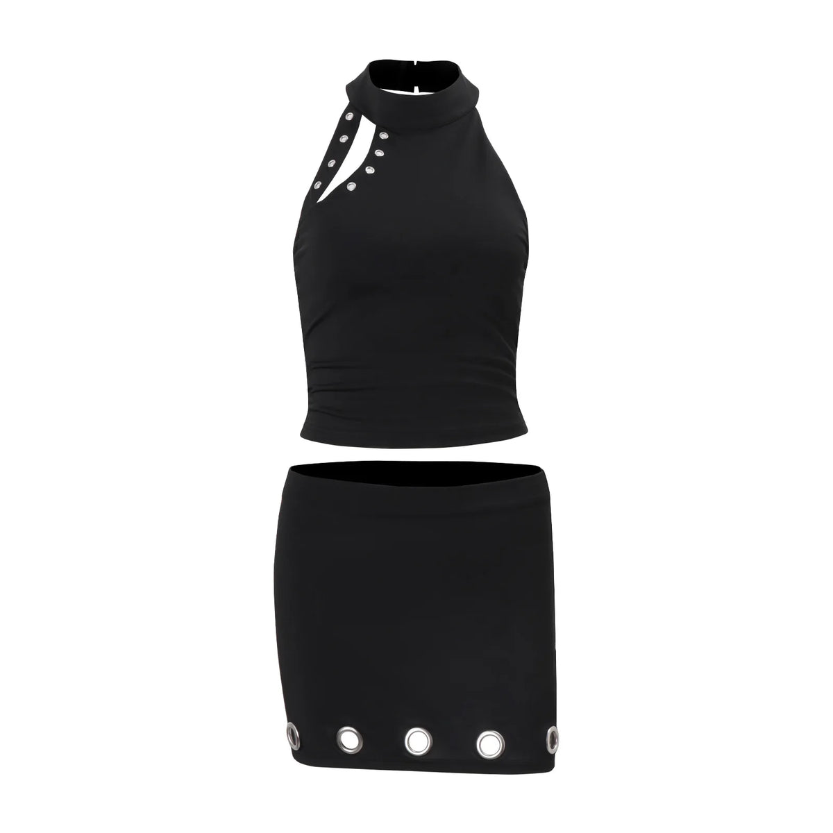 Women's Cropped Vest & Pencil Skirt Set