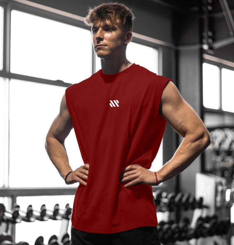 Men's Quick-Dry Sleeveless Training Shirt